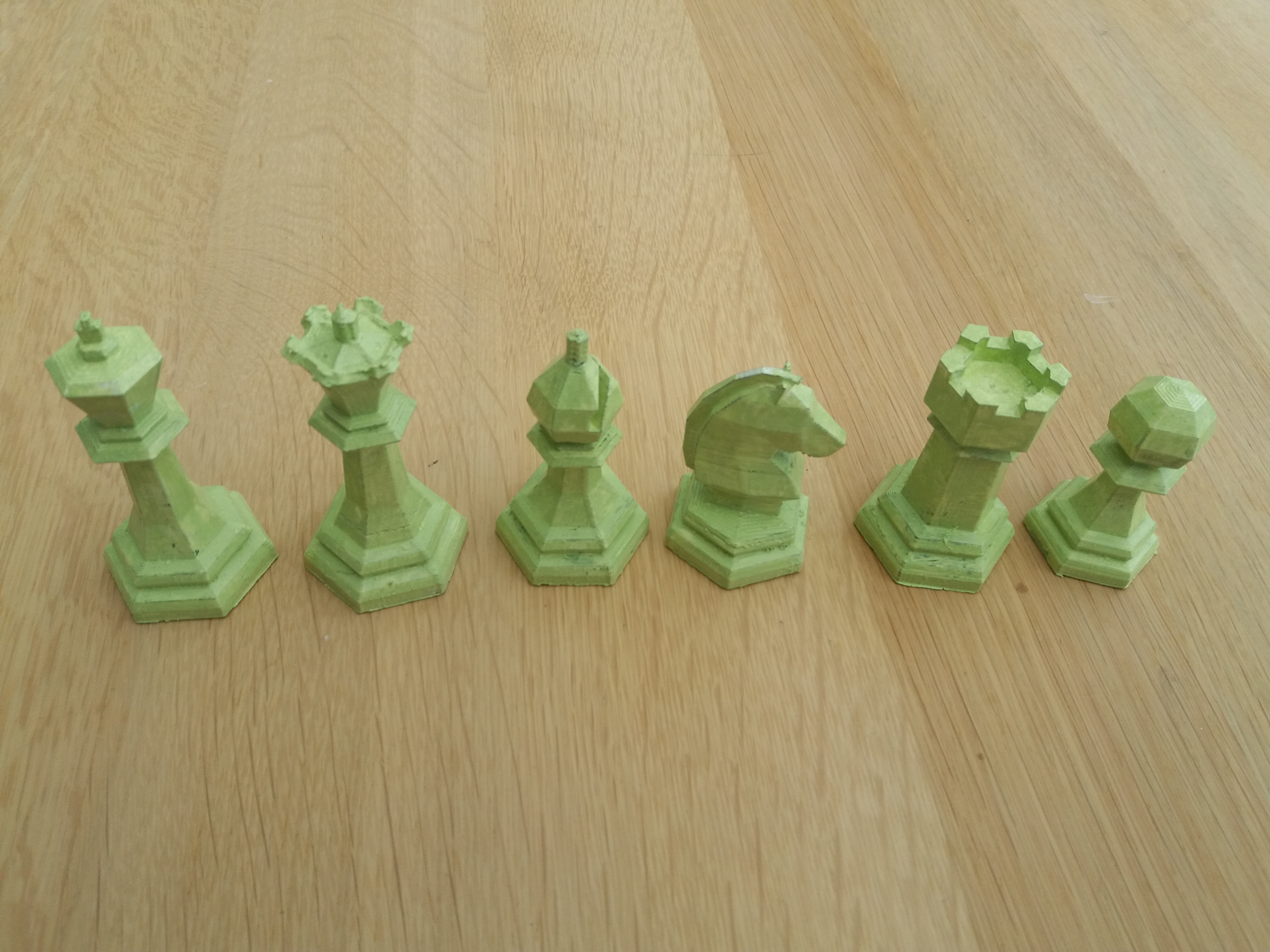 Chess set low poly (designed from scratch)