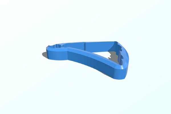 Elsa cookie cutter | 3d print model