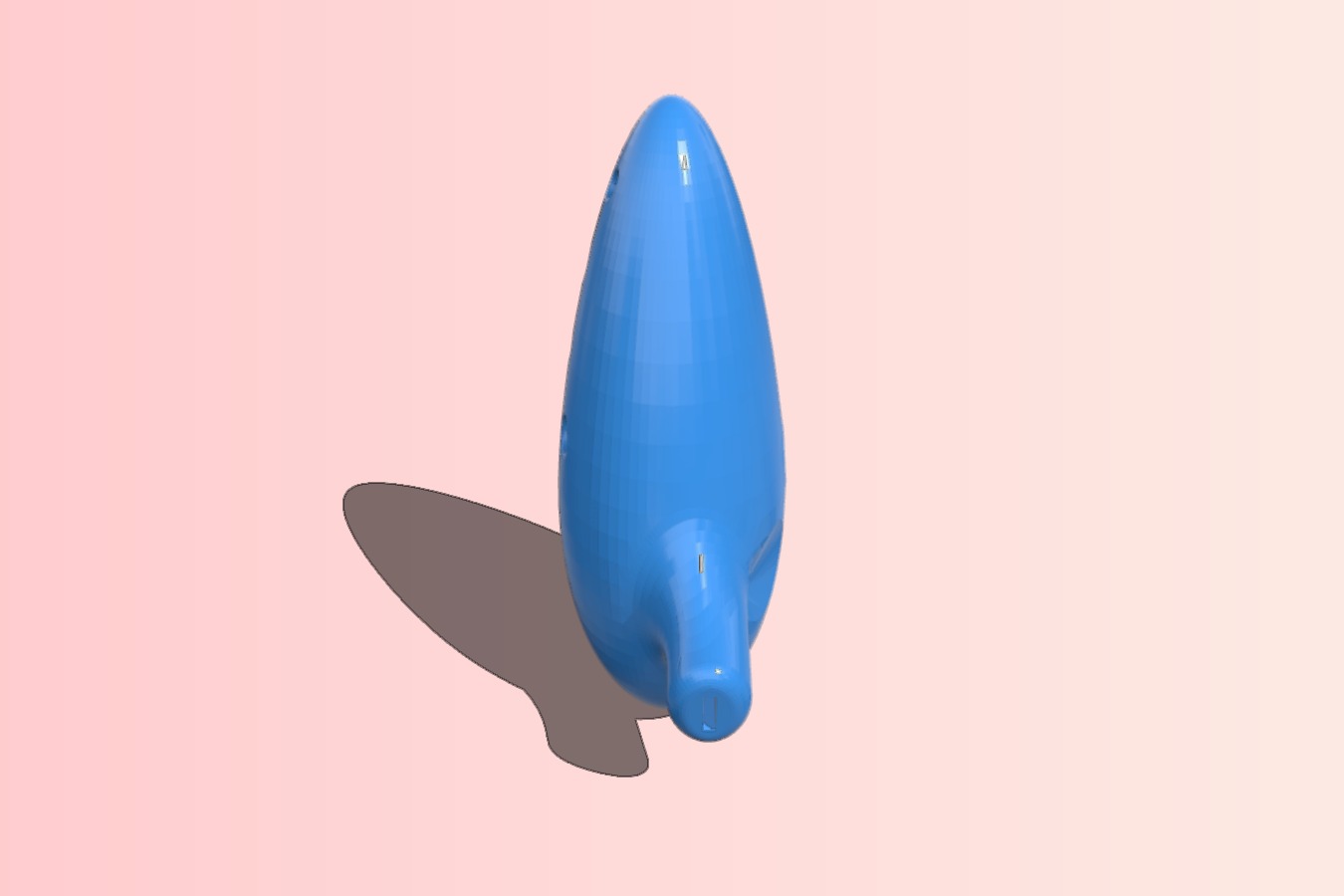 Tenor G Major (E4-C6) 12 hole Transverse Ocarina (WIP)