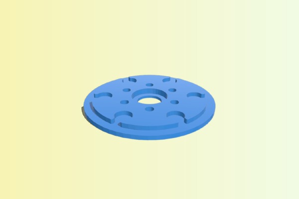 Modular Printable Spool | 3d print model