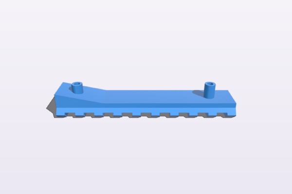Keltec RDB Side Rail | 3d print model