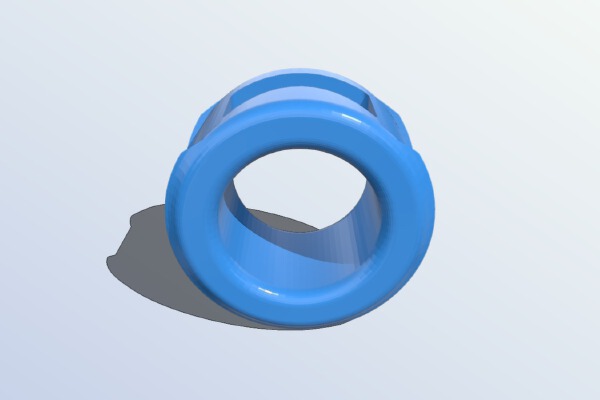 pop top bottle opener ring | 3d print model