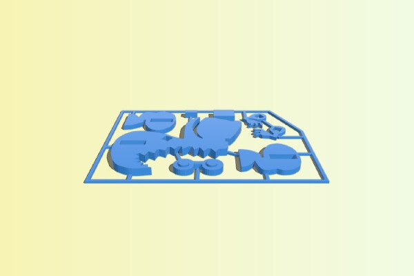 Dino Cardkit, giftcard | 3d print model