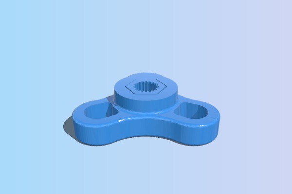 Utility faucet handle 9mm adaptor | 3d print model