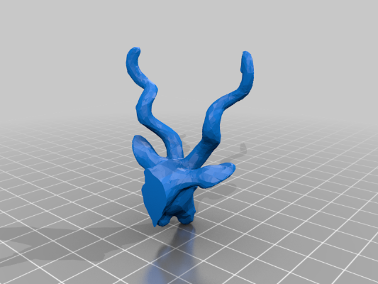 Koudou Head | 3d print model