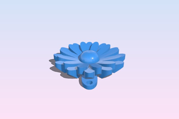 Flower Earring | 3d print model
