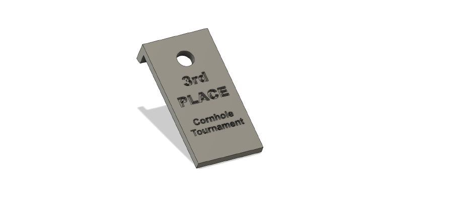 Cornhole Tournament Trophy | 3d print model