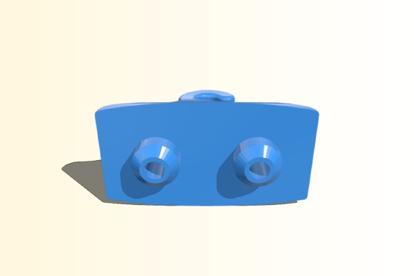 AUDI Coupé sun visor holder | 3d print model