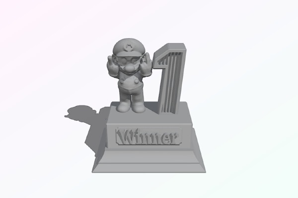 Mario Kart trophy | 3d print model