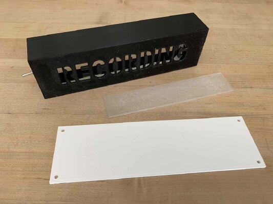 Recording Warning Light for Studio | 3d print model