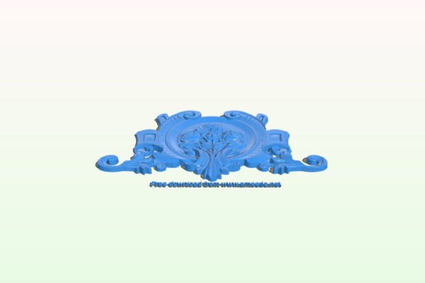 Pattern in the center | 3d print model