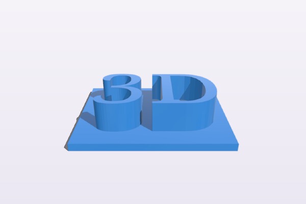 3D plaque | 3d print model