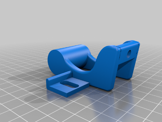 Bicycle Front Fork Light Mount | 3d print model
