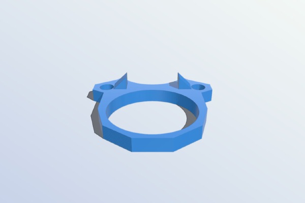Front sling point plate for Tokyo Marui M870 Tactical_Breacher airsoft shotgun | 3d print model