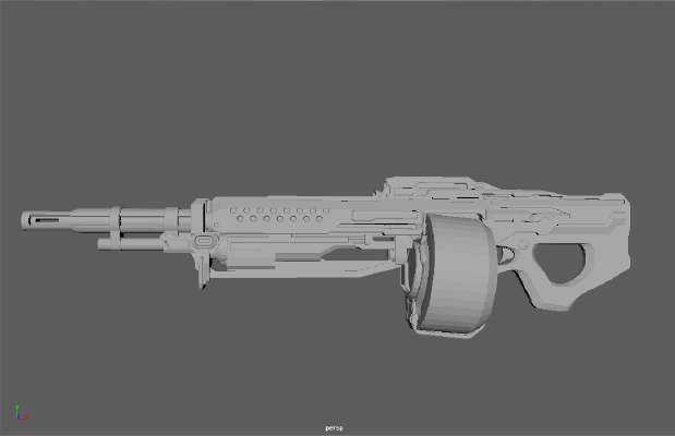 UNSC SAW [Halo 4_5] | 3d print model