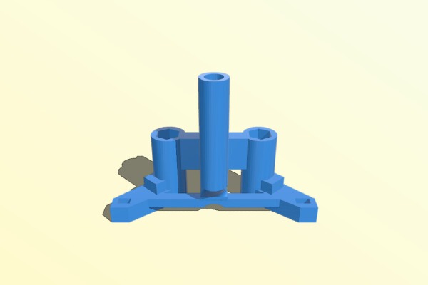 Impulse RC Apex 5" Antenna Mount + CaddX Antenna | 3d print model