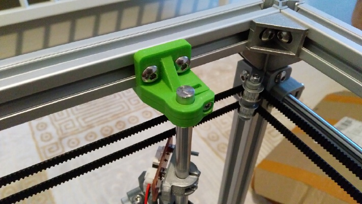 Redesigned HyperCube z-axis shaft clamp | 3d print model