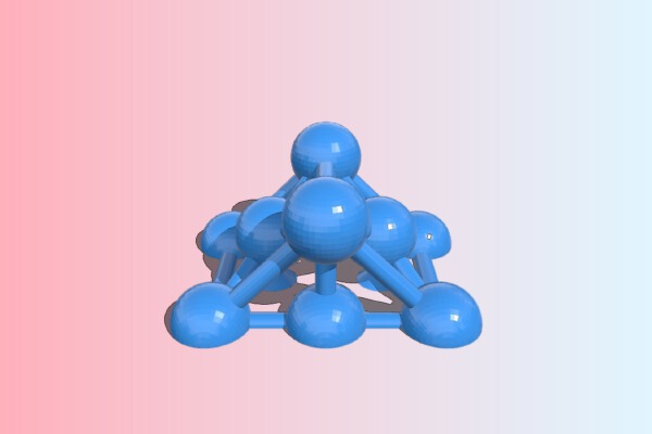 Face Centered Cubic Unit Cell | 3d print model