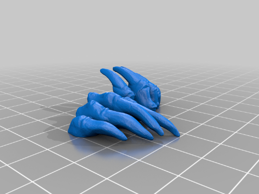 Claws Bookmark *Remixed* | 3d print model