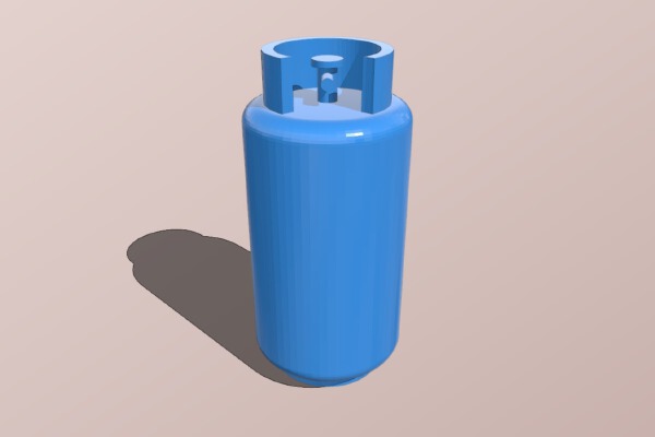 LPG Tank (Tall) | 3d print model