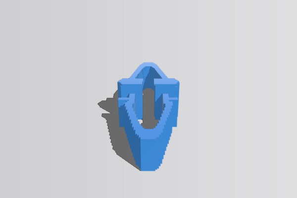 2000 Volvo V40 side bumper_body clips | 3d print model