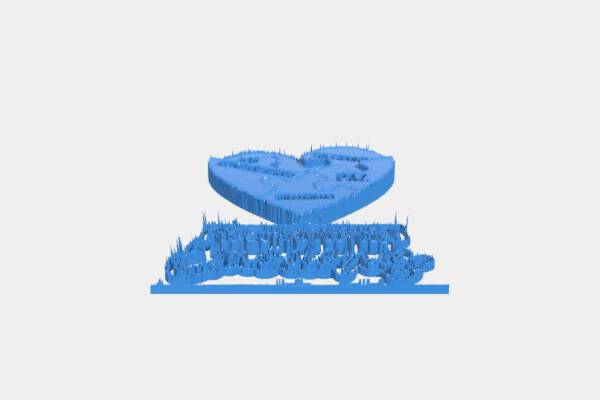 educa logo | 3d print model