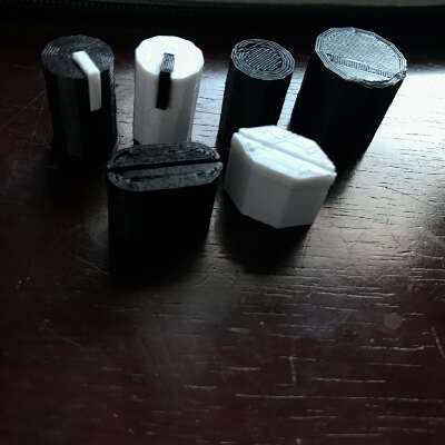 DJ EQ Knobs and Faders | 3d print model
