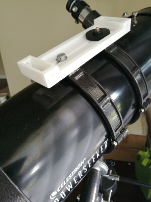 celestron powerseeker 127 eq telrad finder mount | 3d print model