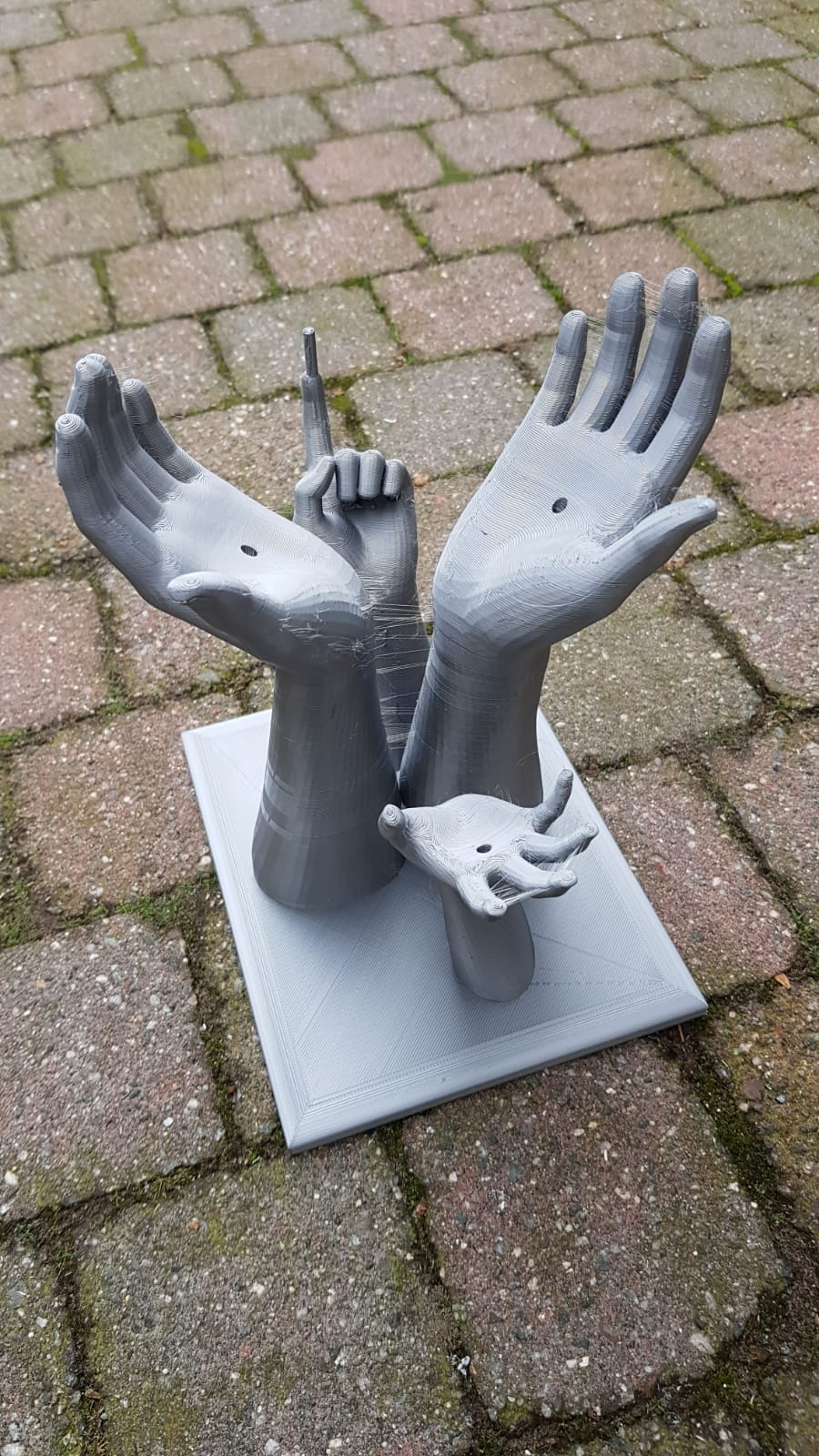 Hands up trophy