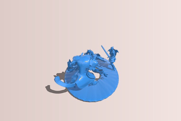 Dragon head Candlestick | 3d print model