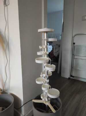 Nypon indoor water fountain V2 Ikea planting pot | 3d print model