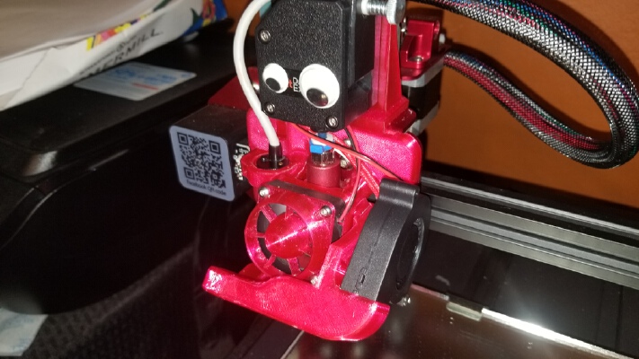 Creality cr10s pro hotend cooling mount for direct drive | 3d print model