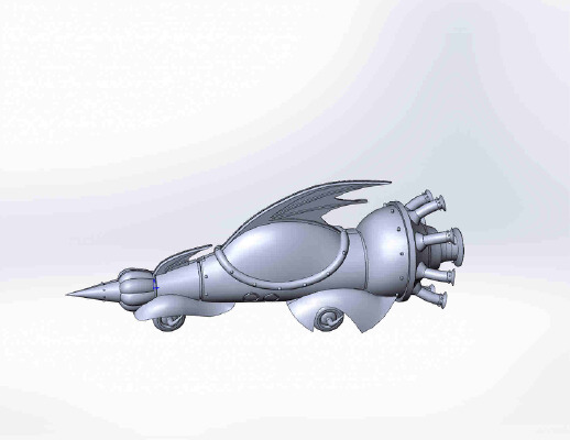 Wacky Races - the mean machine | 3d print model