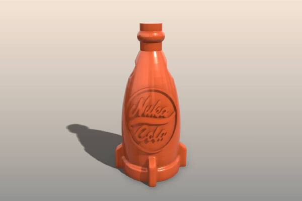 Nuka Cola keychain | 3d print model