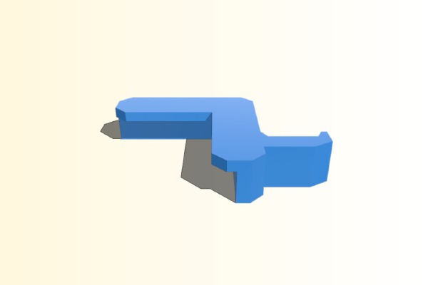Headphone Stand (On Monitor) | 3d print model