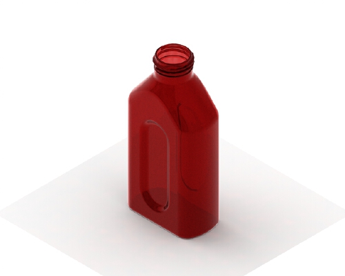 Simple Threaded bottle | 3d print model