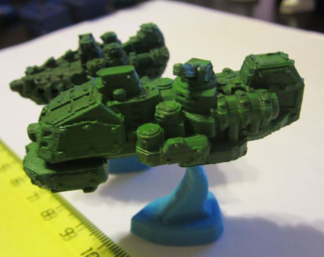 Forbidden Stars Ork Space Fleet - Remake