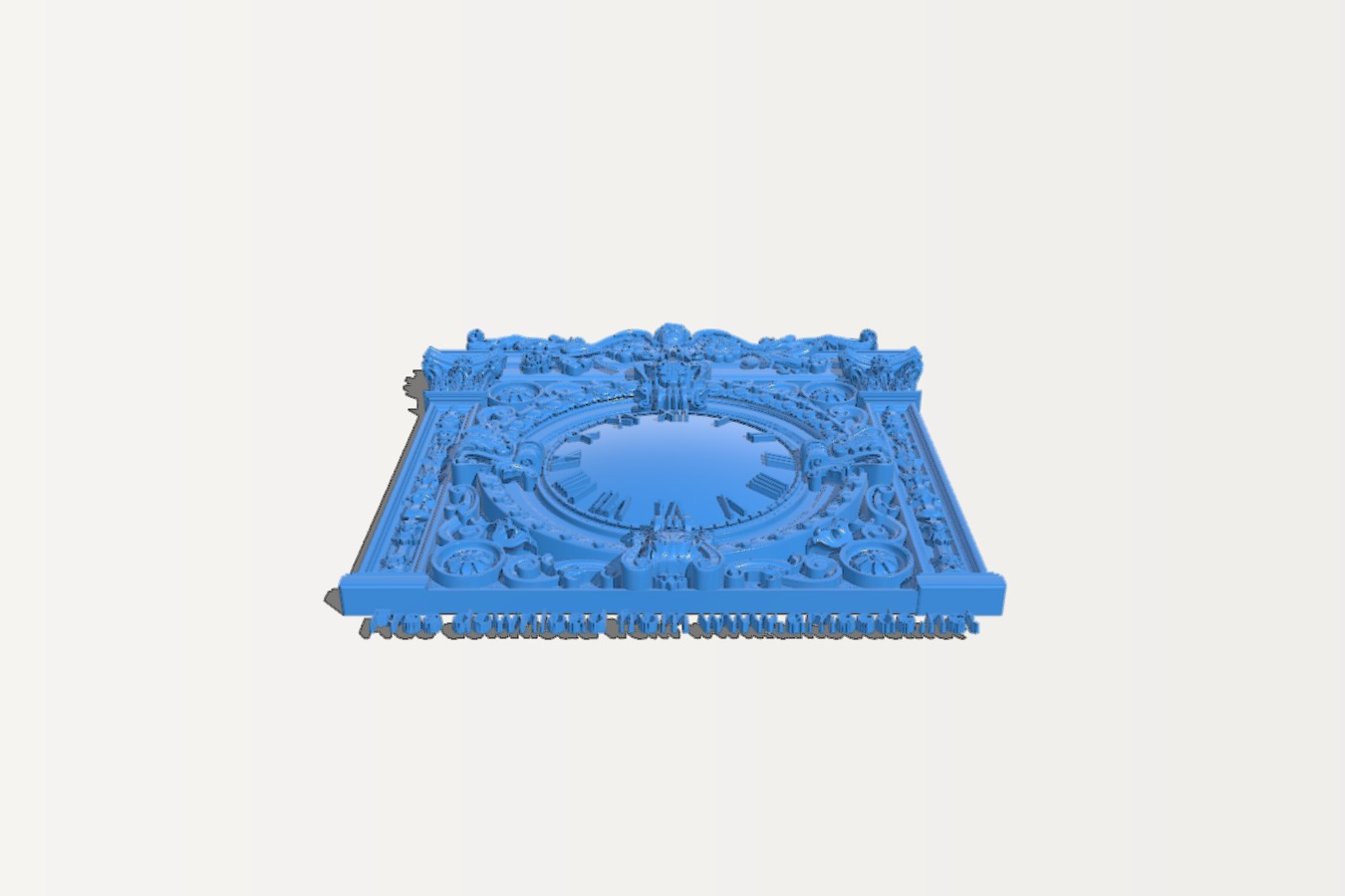 Wall clock pattern
