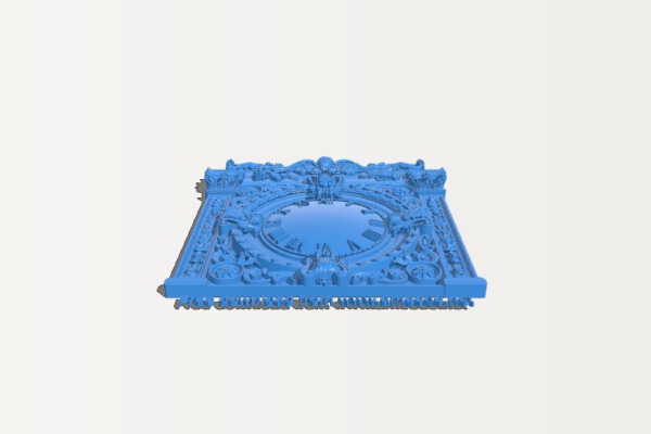 Wall clock pattern | 3d print model