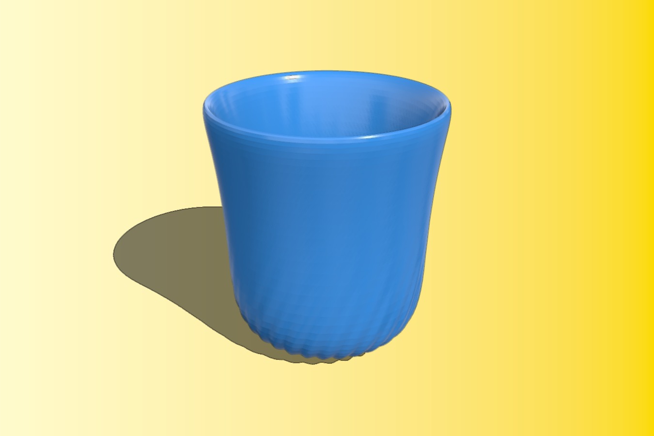 Twisted cup