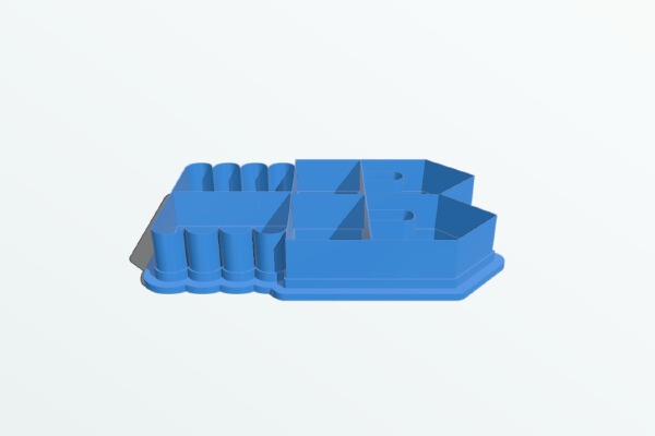 Gingerbread House Cookie Cutter (with OpenSCAD source) | 3d print model