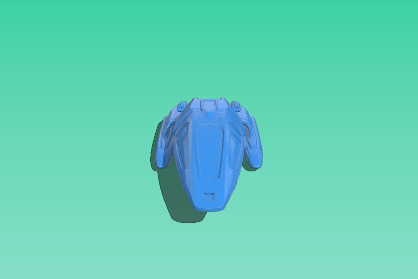 Tiny Type 9 Shuttlecraft