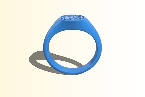 Red Power Ranger Ring | 3d print model