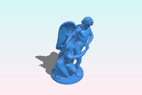 Amor and psyche | 3d print model