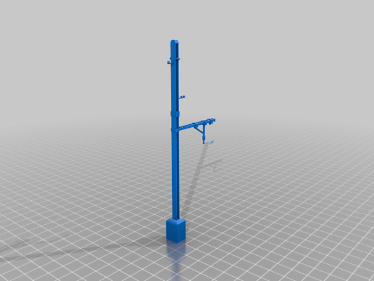 N Scale NJT Beam Style Single Track Catenary | 3d print model