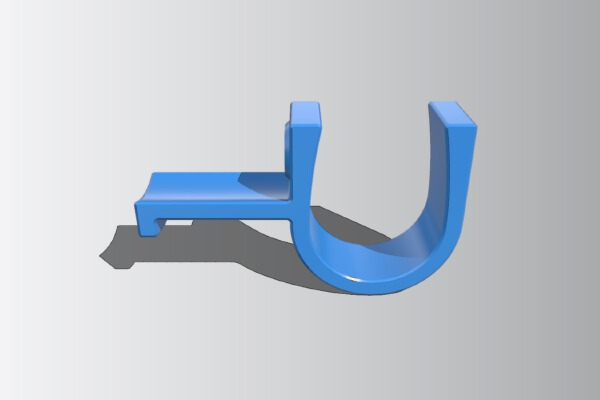 Cubicle Headphone Holder | 3d print model