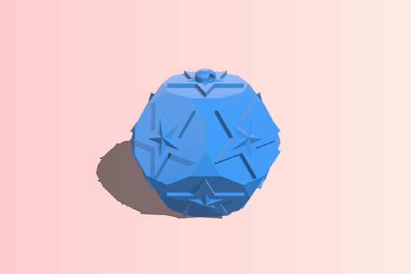  Decorated Dodecahedrons as Ornaments | 3d print model