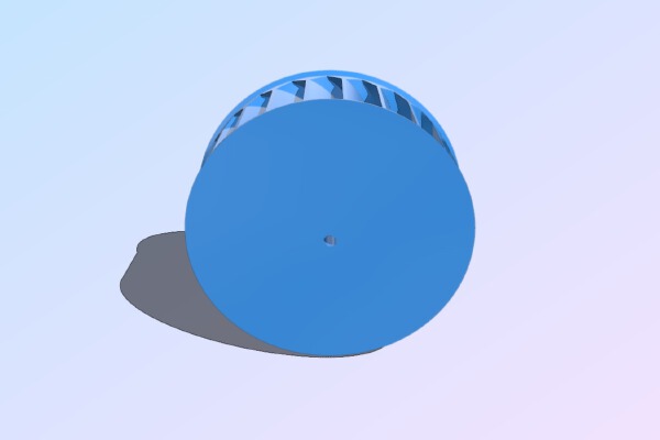 Centrifugal Exhaust Fan, 118mm | 3d print model