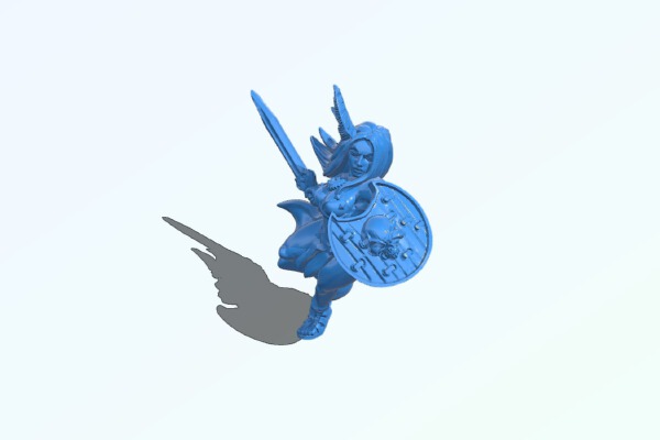 Women Warrior | 3d print model
