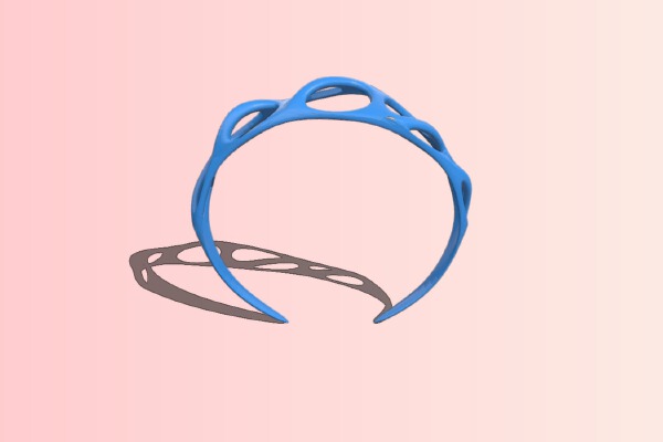 Organic bracelet | 3d print model
